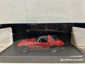 イグニッションモデル　1/18 TOYOTA SPORTS 800 NOB HACHI ver RED ignition model トヨタ　スポーツ　ノブハチ　ヨタハチ　レッド