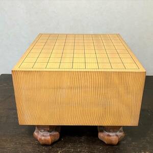 京都⑭ 脚付き 将棋盤 新榧 天然木 無垢板 厚さ16.3cm