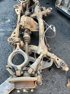 * receipt limitation (pick up) Yokohama * C33 Laurel RB20DET Viscous LSD rear axle complete set diff shaft member caliper, rotor 4 hole rust great number have 