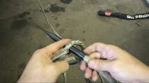 ファイバー ロープ スプライス スプライシング ツール 加工時使用 ウインチ 用 ロープ詰め ワイヤーコース 2個付 11mm　位まで_画像3