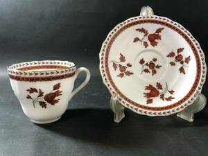 西洋食器　SPODE　スポード　ENGLAND　カップ＆ソーサー　お花文様　西洋食器　テーブルコーディネート