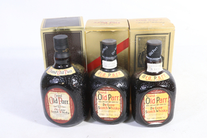 【ト足】未開栓 3本 まとめ Grand Old Parr オールドパー 12年 ウイスキー DeLuxe CA054CAA2K