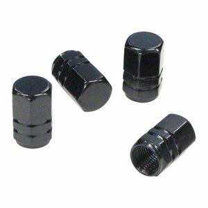  suspension. for dressing up . optimum! all-purpose aluminium air valve cap 4 piece set black black aluminium wheel wheel nut custom automobile 