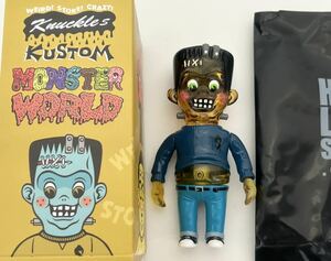 新品未使用 headlockstudio ヘッドロックスタジオ KUSTOM MONSTER WORLD ソフビ フィギュア grape brain flavors REAL HEAD ゴッコ堂 ①