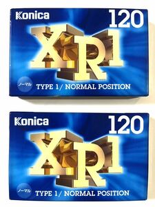 Konica ノーマルポジション XR1 カセットテープ 120分 未使用品 2点