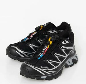 【新品】25cm Salomon XT-6 GORE-TEX Black/Footwear Silver サロモン ゴアテックス 黒