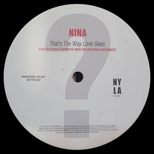 Nina - That's The Way Love Goes 激レア 12inch Janet Jackson cover