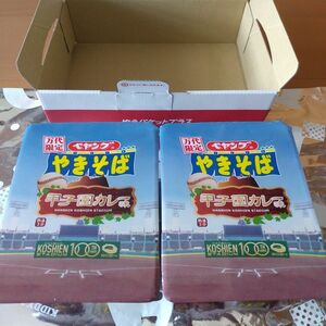 ④[甲子園承認]“万代限定”　　　　　　　　　　　【ペヤングやきそば《甲子園カレー味》】×２個　◇賞味期限：2024.8.31