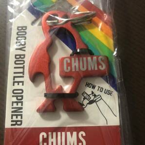 新品 CHUMS Booby チャムス キーホルダー 栓抜き 赤の画像3