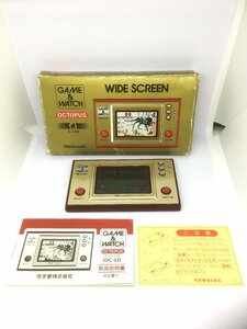 aet2895 GAME & WATCH ゲームウォッチ WIDE SCREEN ワイドスクリーン OCTOPUS オクトパス OC-22