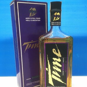 aet3002 【送料無料・未開栓】Time タイム CANADIAN WHISKY カナディアン ウィスキー 750ml 40% 古酒の画像1