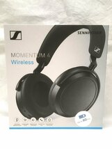 aet3020 【中古美品】 SENNHEISER ゼンハイザー momentum 4 wireless Wireless Bluetooth ワイヤレスヘッドホン ブラック 動作確認済み_画像1