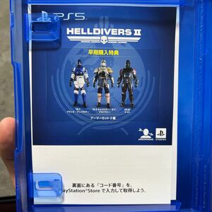 ヘルダイバー2 ヘルダイバーズ　helldivers 早期購入特典　未使用