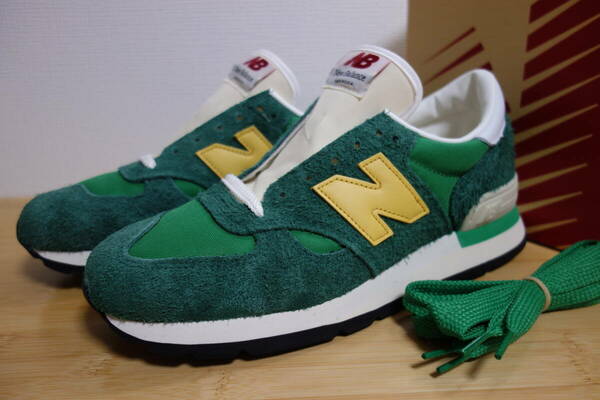 定価3.3万円 未使用 New Balance M990 GG1 27cm 緑 USA 576 990 991 992 993 996 997 998 1300 1400 1500 UK v1 v2 v3 v4 v5 v6 限定 完売