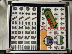 【D3】レア 全国麻雀製造連合組合会 麻雀牌 アタッシューケース入り 未使用品