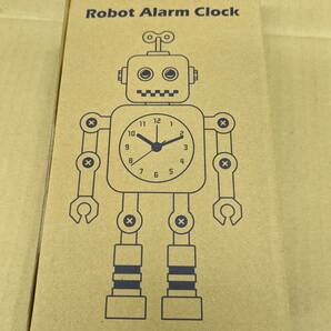 【sk5-p5】未開封 アストラム Robot Alarm Clock ロボット おもちゃ 時計 アラーム レッドの画像1