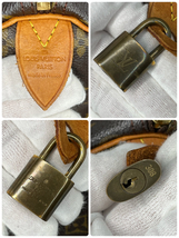 10517-2-SK23-LOUIS VUITTON-ルイヴィトン M41526 旧スピーディー30 -モノグラム ヌメ革 カデナ ブラウン W30cm×H21cm×D17cm _画像8