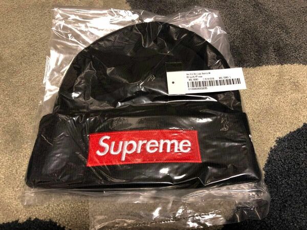 Supreme 22fw week15 / New Era Box Logo Beanie / Black / Free