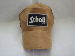 Ｓｃｈｏｔｔの半メッシュキャップ　色合い渋め　これからの季節に！