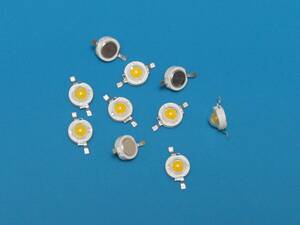  power LED 1W| temperature white color (Warm white) 10 piece set 