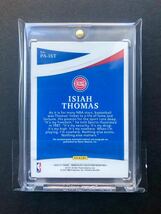 【Isiah Thomas】2020-21 Panini Immaculate 直書サイン 3Color Patch Auto #PA-IST 1/15！Hot！！_画像2