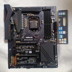 ASRock マザーボード z170 Extreme4 Windows起動OK パネル付属