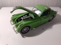 【A978】 burago ミニカー おまとめ 2点 ジャガー Jaguar XK 120 (1948) 1/24 ブガッティ Bugatti Type 59 (1934) 1/18 ブラーゴ _画像7