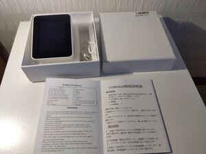 【F054】【稼働品】 二酸化炭素濃度計 二酸化炭素検出器 センサー CO2メーターモニター 空気質検知器 ポータブル 測定器 USB給電