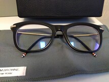 【F058】 THOM BROWNE トムブラウン 眼鏡 メガネフレーム TB-712-A-BLK-GLD-52_画像2