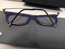 【F058】 THOM BROWNE トムブラウン 眼鏡 メガネフレーム TB-712-A-BLK-GLD-52_画像7