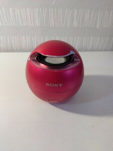 【F036】【稼働品】 SONY ソニー パーソナルオーディオシステム ワイヤレスポータブルスピーカー SRS-X1 ピンク Bluetooth