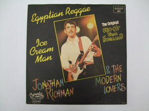 ７インチ　JONATHAN RICHMAN & THE MODERN LOVERS / EGYPTIAN REGGAE　ドイツ盤