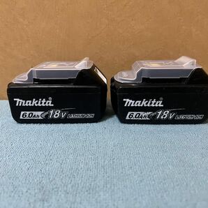 マキタ Makita 純正 2個 Li-ion バッテリー BL1860B 6.0Ah 18V 雪マーク マキタバッテリーマキタインパクトドライバー 動作品 美品の画像4