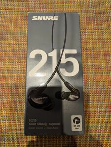 SHURE SE215 トランスルーセントブラック SE215-K-A