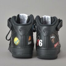 1円 未使用 NIKE SUPREME NBA AIR FORCE 1 MID スニーカー 28cm ブラック AQ8017 ナイキ シュプリーム エアフォース シューズ 靴 Mb.c_画像8