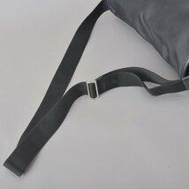 1円 良品 PRADA プラダ ショルダーバッグ メッセンジャーバッグ ナイロン レザー ブラック 斜め掛け クロスボディ 男女兼用 鞄 Mb.a_画像5