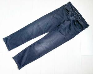 美品 HUGO BOSS ヒューゴボス デニム パンツ ストレッチ SLIM FIT DELAWARE ブラックデニム 32 / 32 黒 ブラック モロッコ製 △3