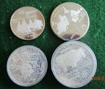カナダ モントリオールオリンピック 第1次 5ドル・10ドル銀貨 プルーフ4点セット 1973年　と、思います。_画像3