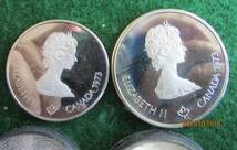 カナダ モントリオールオリンピック 第1次 5ドル・10ドル銀貨 プルーフ4点セット 1973年　と、思います。_画像7