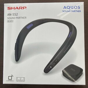 ●【未使用】ネックスピーカー SHARP シャープ AQUOSサウンドパートナー AN-SS2 ウェアラブル 参考価格\12779【動作保証出品】