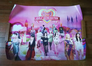 少女時代 Girls' Generation SNSD SOSI 全員直筆サイン入り 公式限定ポスター Forever 1 (専用ケース発送)