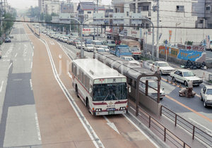 （ 。写真 。〕　名古屋市交 基幹２系統 栄行②　-LB4005-