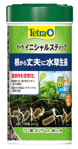 送料無料●テトラ イニシャルスティック ２００ｇ 水草肥料