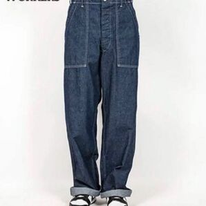 値下げ/新品WORKERS k&tワーカーズ　デニムDenim|ベーカーbakerパンツ ベイカーパンツ ヴィンテージ ミリタリー