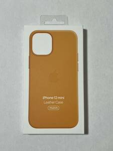 ◆新品◆Apple純正◆iPhone 12 mini レザーケース（カリフォルニアポピー）