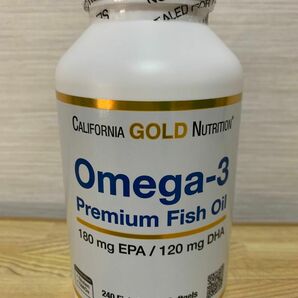 California Gold Nutrition, オメガ-3、プレミアムフィッシュオイル、魚ゼラチンソフトジェル240粒