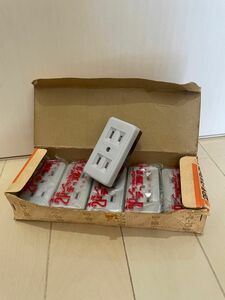 ¥↓ 昭和レトロ　2Pテーブルタップ　杉本電器　未使用品