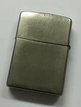 1円～！ZIPPO ジッポ ライター 野球馬鹿 シルバー 2005年 オイルライター 喫煙具 着火確認済み_画像3