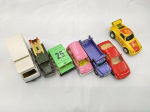 【TAKARATOMY】タカラトミー トミカ TOMICA 日本製 自衛隊ロケット車 スノータイガー スーパートミカダッシュ 7台 ミニカー 中古/kt1999