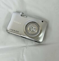【Nikon/ニコン】デジタルカメラ COOLPIX A100 シルバー デジカメ 動作確認済 初期化済 中古品/kb3064_画像1